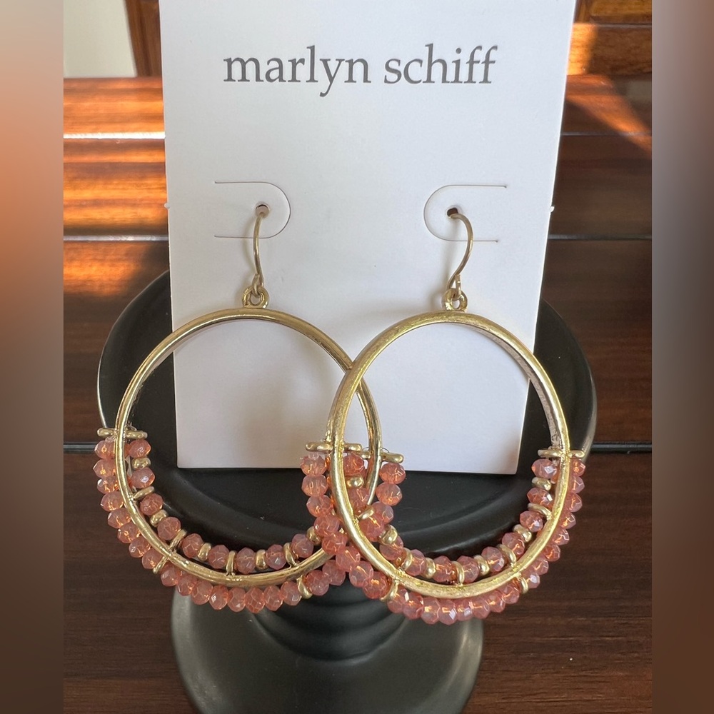 Anthropologie by Marlyn Schiff  Beaded Drop Earrings